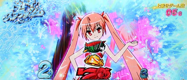 パチスロ緋弾のアリア2ドキドキスプラッシュ弱パターン