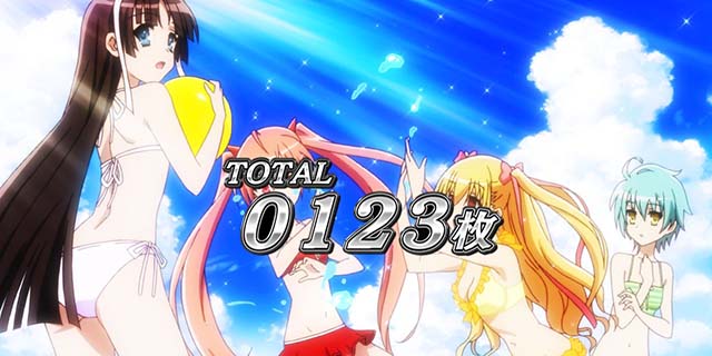 パチスロ緋弾のアリア2AT終了画面