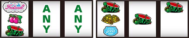 スロドル確定役リーチ目