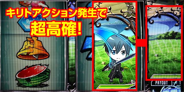 スロットソードアートオンラインスロットSAO演出
