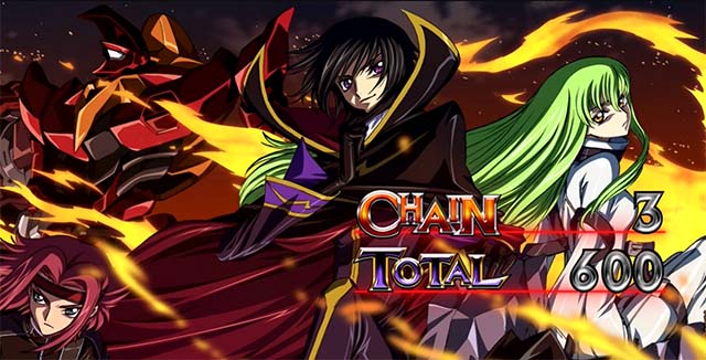 パチスロコードギアス反逆のルルーシュ3 C.C.&Kallen ver.ギアス3CCカレンAT終了画面黒の騎士団