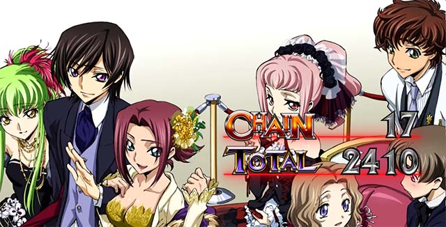 パチスロコードギアス反逆のルルーシュ3 C.C.&Kallen ver.ギアス3CCカレンエンディング終了画面全員集合高設定示唆