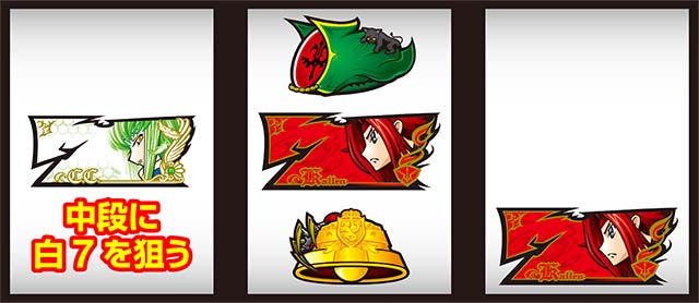 パチスロコードギアス反逆のルルーシュ3 C.C.&Kallen ver.ギアス3CCカレンボーナス察知手順