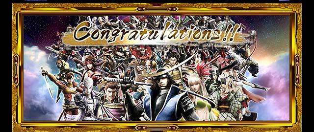 スマスロ 戦国BASARA GIGA戦国バサラギガ終了画面全員集合