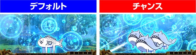 ぱちスロにゃんこ大戦争演出