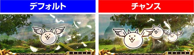 ぱちスロにゃんこ大戦争演出