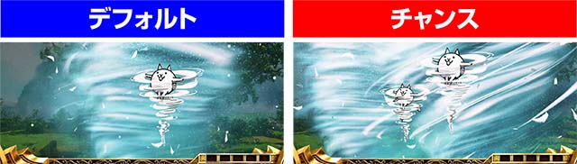 ぱちスロにゃんこ大戦争演出