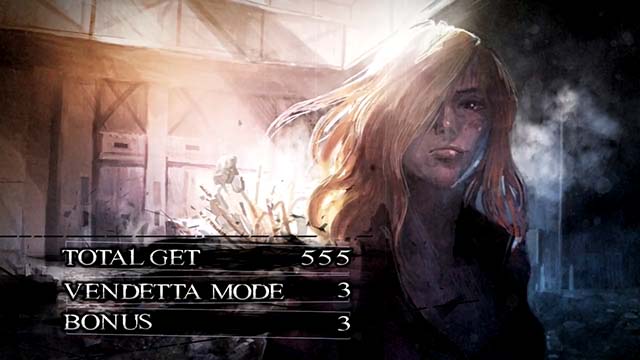 バイオヴェンデッタAT終了画面