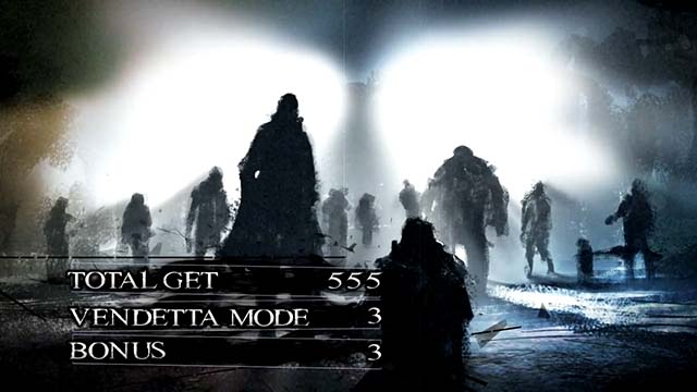 バイオヴェンデッタAT終了画面