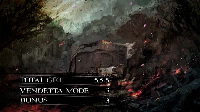 バイオヴェンデッタAT終了画面