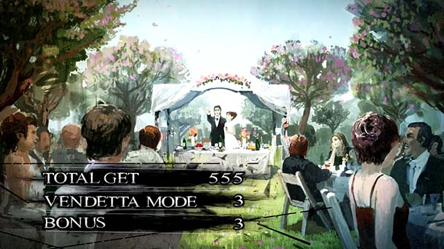 バイオヴェンデッタAT終了画面