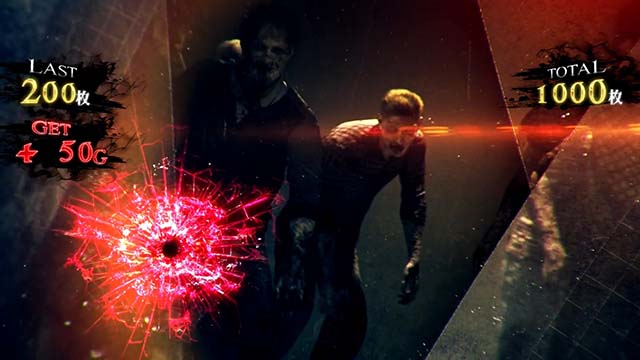 バイオヴェンデッタバレットボーナス弾痕演出