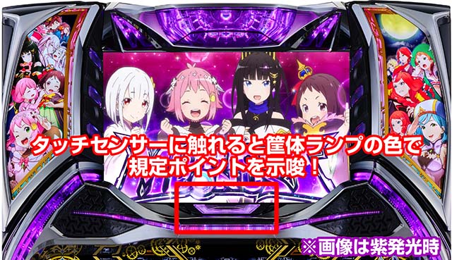 回胴式遊技機 グランベルムミッドナイトボーナス裏ボタン