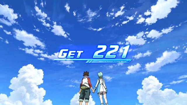 パチスロ交響詩篇エウレカセブン HI-EVOLUTION ZERO TYPE-ARTエウレカARTBIG終了画面レントン&エウレカ