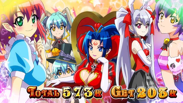 スマスロマジカルハロウィン8マジハロ8ボーナス終了画面アリスインワンダーランド