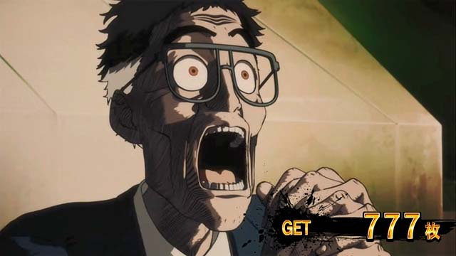 スマスロLケンガンアシュラAT終了画面