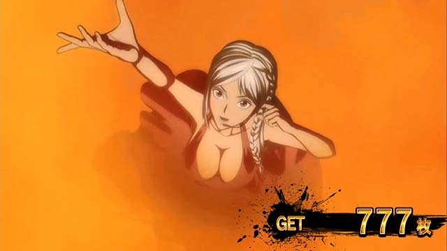 スマスロLケンガンアシュラAT終了画面