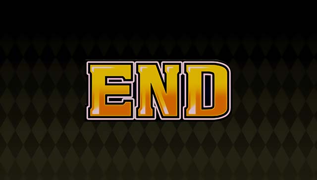 クランキークレストREG終了画面