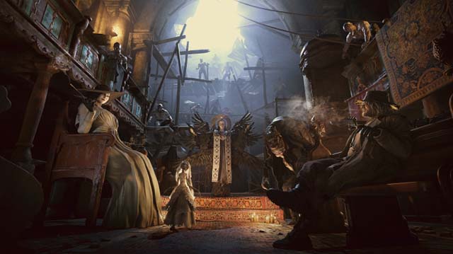 スマスロバイオハザードヴィレッジバイオヴィレッジAT終了画面