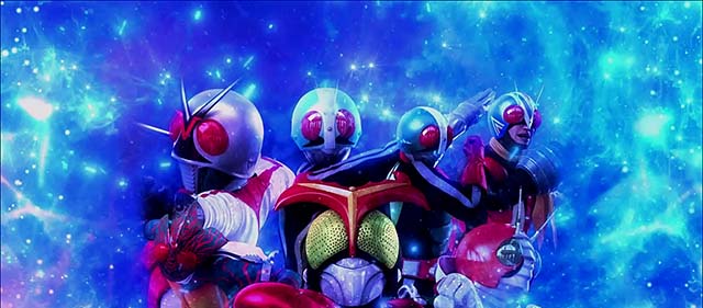 スマスロL仮面ライダーAT終了画面