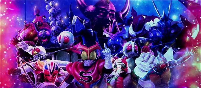 スマスロL仮面ライダーAT終了画面