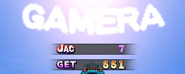 パチスロ ガメラ2BIG終了画面GAMERA
