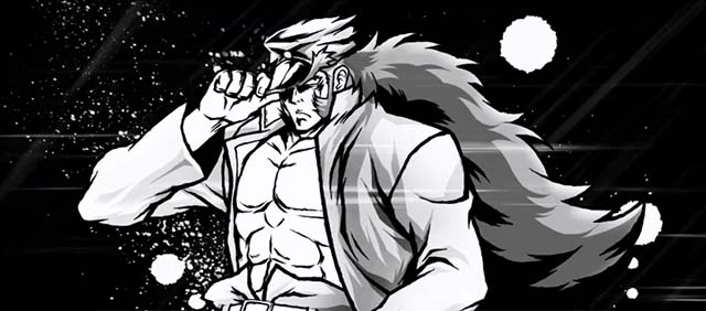 スマスロ押忍！番長4モード示唆アイキャッチシルエット