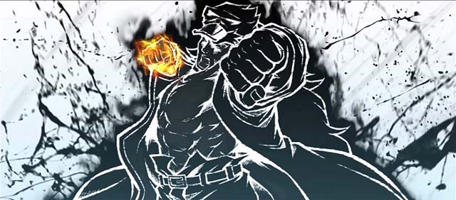 スマスロ押忍！番長4モード示唆アイキャッチシルエット