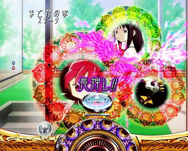 まどまぎパチンコリーチ前予告・昼背景