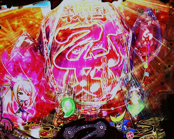 戦国乙女5リーチ前予告・期待度