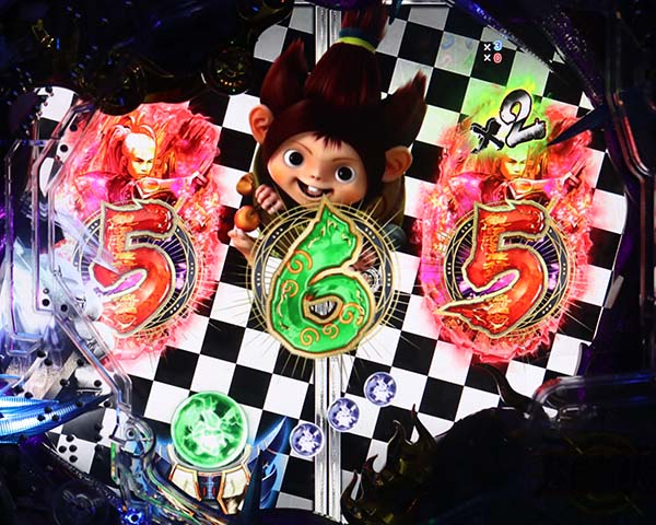  新鬼武者 超・蒼剣リーチ前予告・信頼度