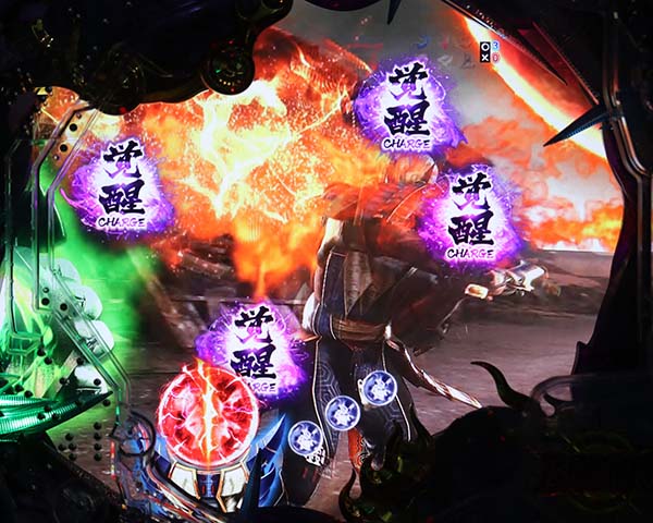  新鬼武者 超・蒼剣リーチ後予告・信頼度