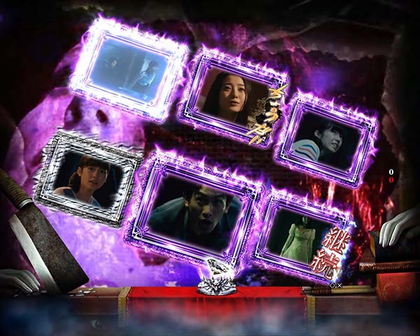 劇場霊リーチ前予告・信頼度