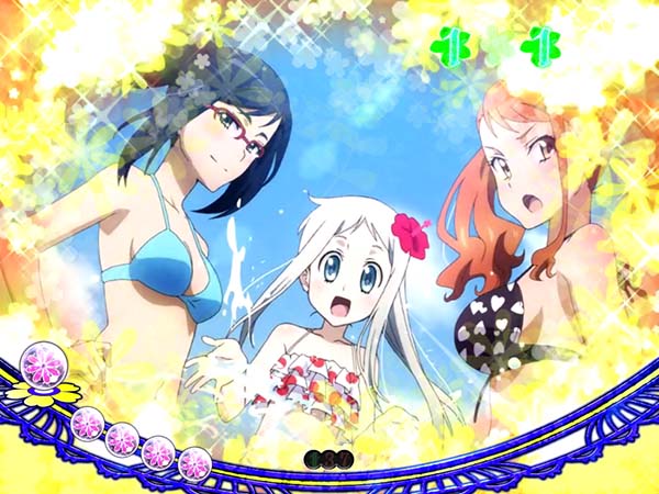 あの花リーチ後予告・あのはなカットイン予告・信頼度