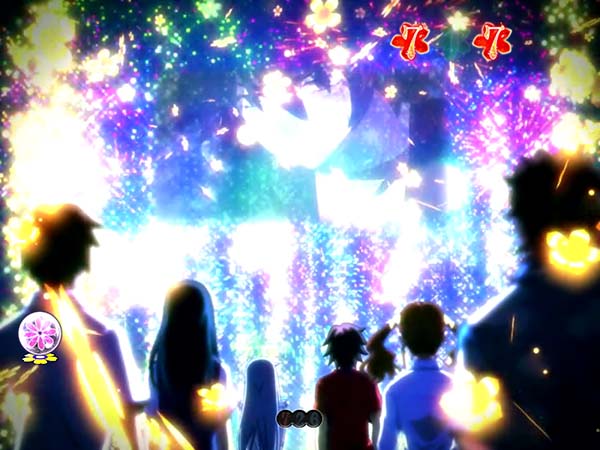 あの花お願いリーチ共通チャンスアップ・リバースフラワー・信頼度