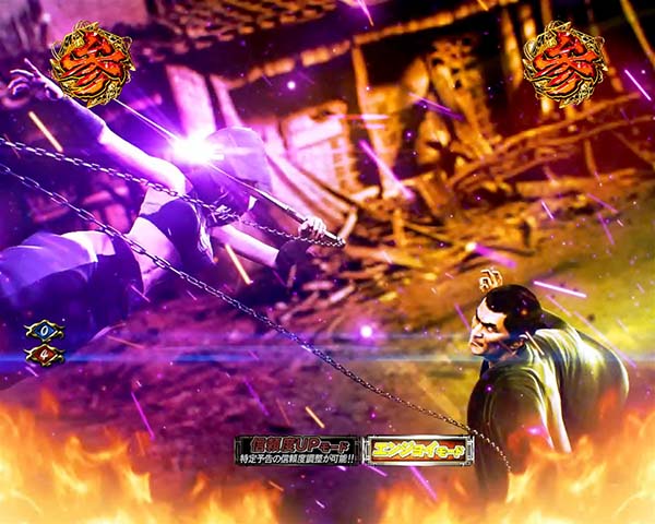 必殺仕置人真仕置CRASH中・リーチ別の大当り占有率