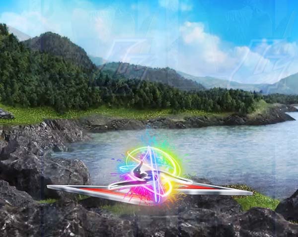 ウルトラセブン2通常時プレミアム演出・レインボー