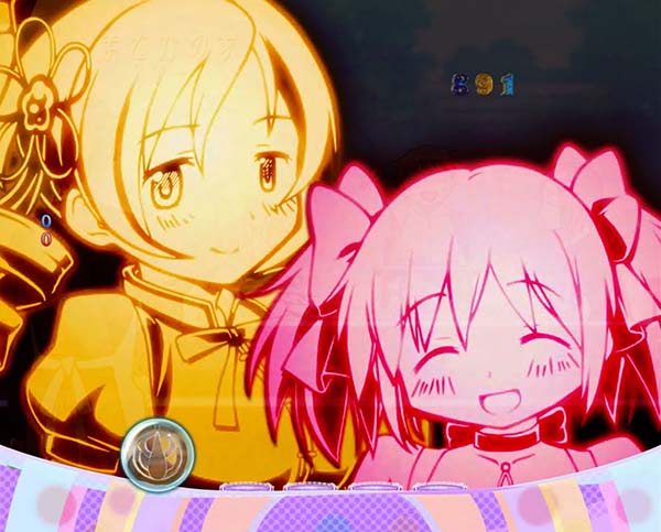 劇場版まどマギ通常時リーチ前&リーチ後予告演出・魔法少女ストック