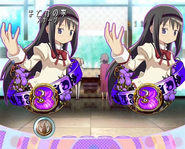 劇場版まどマギ通常時リーチ前&リーチ後予告演出・リーチ図柄