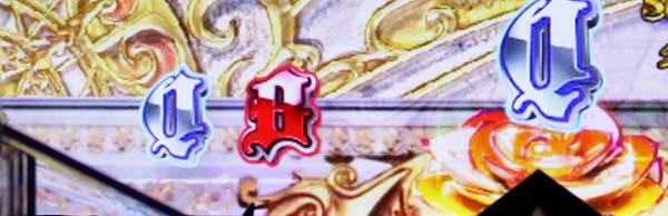 クイーンズブレイド3 レイナ確変ST（SUPERクイーンズタイムα）中予告・保留変化予告