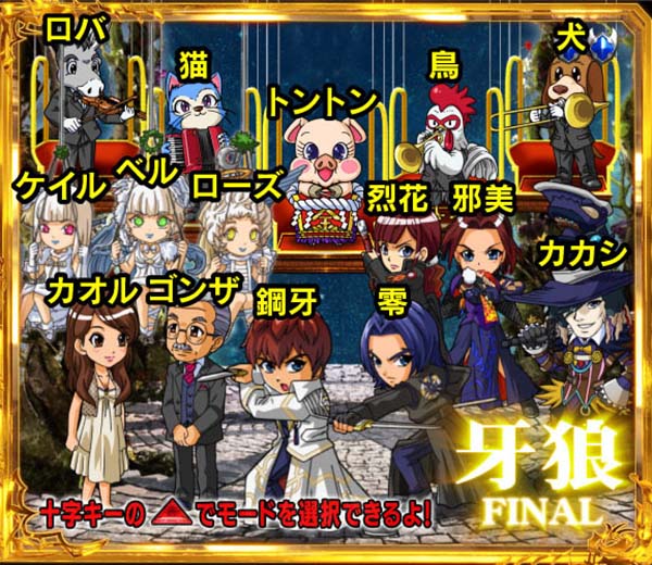 牙狼コレクション設定示唆演出