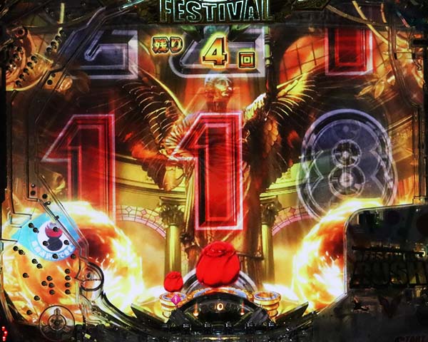 AKB48FESTIVAL RUSH・ゴールデンローズ・信頼度・液晶下のバラが咲けば大当り!?