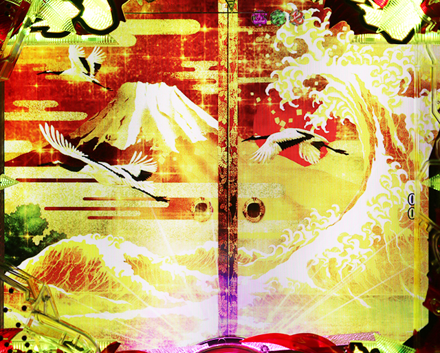 花の慶次蓮甘デジ襖予告