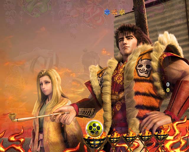 花の慶次蓮プレミアム背景