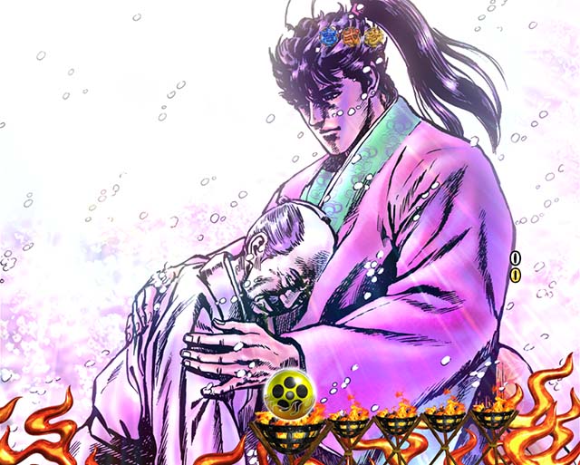 花の慶次蓮リーチ後背景