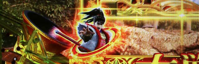 花の慶次蓮甘デジ保留変化予告