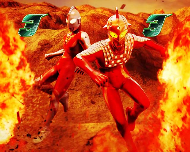 ウルトラ6兄弟ゾフィー&セブン共闘VSバードン