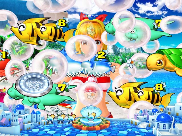 スーパー海物語IN地中海GO白泡予告