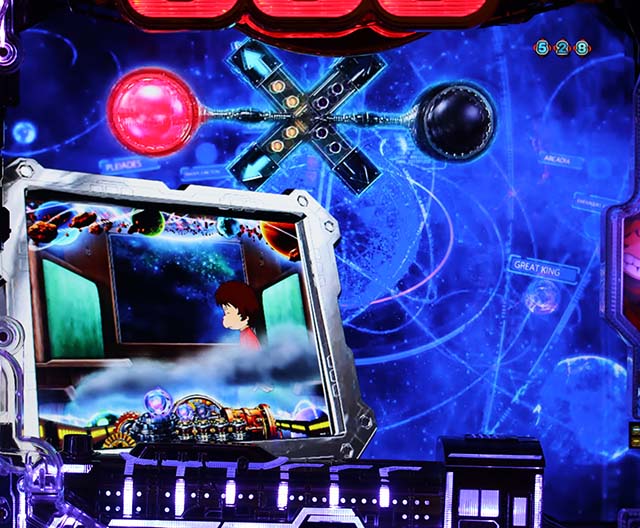 銀河鉄道999入賞時踏切予告