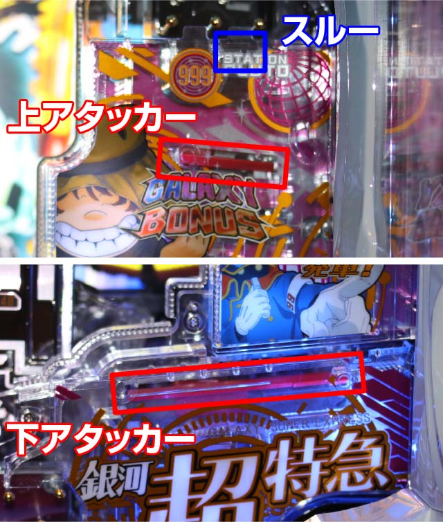 銀河鉄道999アタッカーとスルー